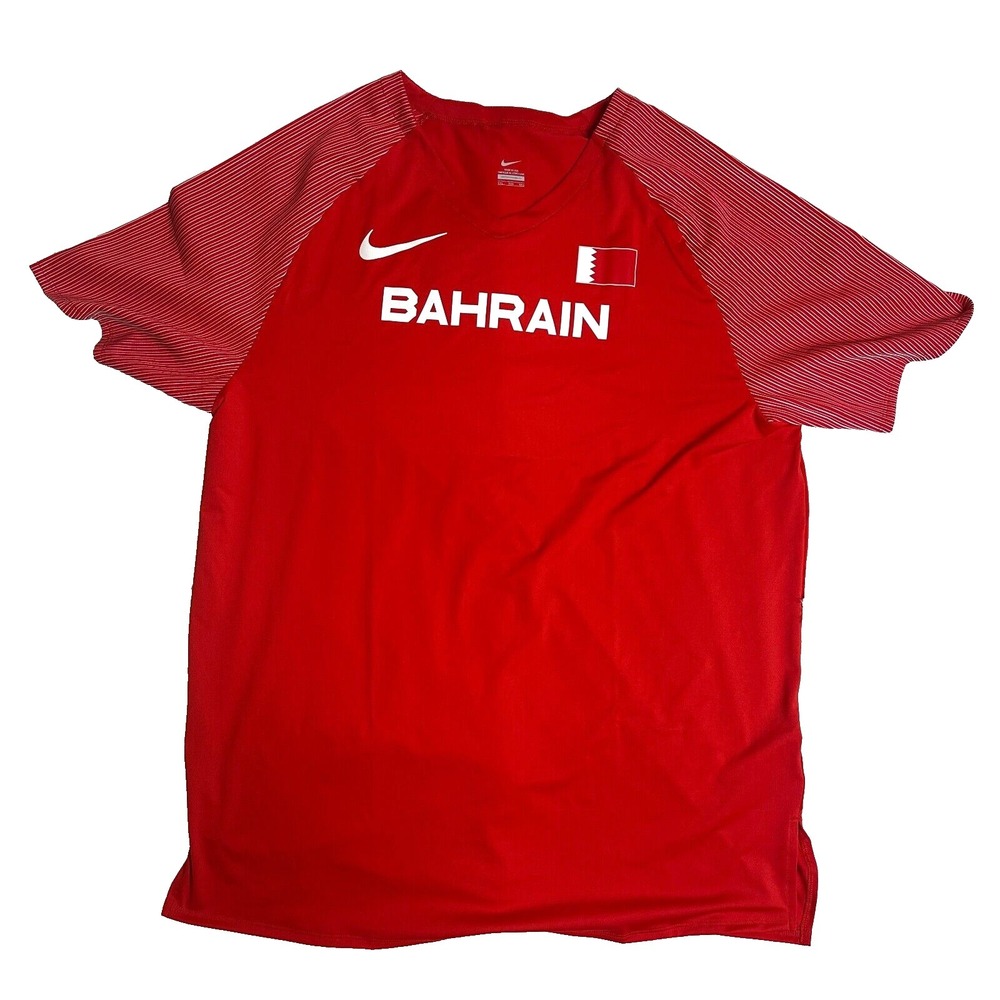 Nike Pro Elite Bahrain Training Track & Field Vapor Olympics Shirt Men's XXL